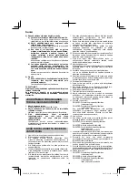 Preview for 112 page of Hitachi DH 36DPA Handling Instructions Manual