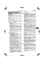 Preview for 121 page of Hitachi DH 36DPA Handling Instructions Manual