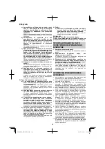 Preview for 122 page of Hitachi DH 36DPA Handling Instructions Manual