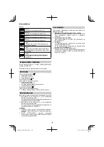 Preview for 190 page of Hitachi DH 36DPA Handling Instructions Manual