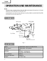 Preview for 10 page of Hitachi DH 38YE Instruction And Safety Manual