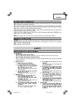 Preview for 3 page of Hitachi DH 38YE2 Safety Instructions And Instruction Manual