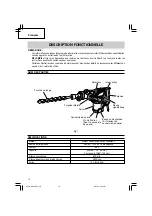 Preview for 18 page of Hitachi DH 38YE2 Safety Instructions And Instruction Manual