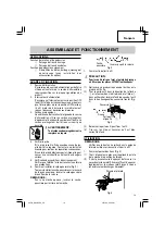 Preview for 19 page of Hitachi DH 38YE2 Safety Instructions And Instruction Manual