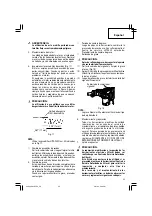 Preview for 35 page of Hitachi DH 38YE2 Safety Instructions And Instruction Manual