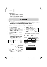 Preview for 36 page of Hitachi DH 38YE2 Safety Instructions And Instruction Manual