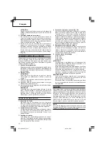 Preview for 22 page of Hitachi DH 40FR Handling Instructions Manual