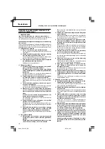 Preview for 30 page of Hitachi DH 40FR Handling Instructions Manual