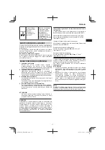 Preview for 17 page of Hitachi DH 40MEY Handling Instructions Manual