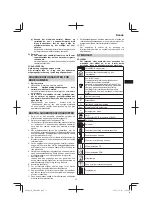 Preview for 35 page of Hitachi DH 40MEY Handling Instructions Manual