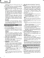 Preview for 10 page of Hitachi DH 50MR Handling Instructions Manual