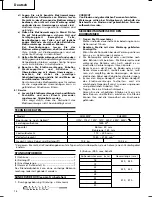 Preview for 14 page of Hitachi DH 50MR Handling Instructions Manual