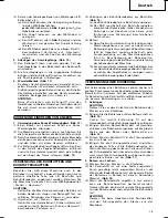 Preview for 17 page of Hitachi DH 50MR Handling Instructions Manual