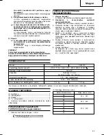 Preview for 35 page of Hitachi DH 50MR Handling Instructions Manual