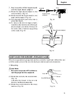 Preview for 15 page of Hitachi DH24PB Instruction Manual And Safety Instructions