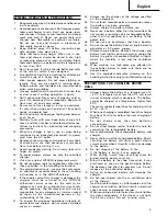 Preview for 4 page of Hitachi DS 14DVB Handling Instructions Manual