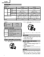 Preview for 5 page of Hitachi DS 14DVB Handling Instructions Manual