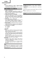 Preview for 27 page of Hitachi DS 14DVB Handling Instructions Manual