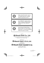 Preview for 80 page of Hitachi DS 18DBL2 Instruction Manual