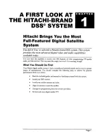 Preview for 8 page of Hitachi DSS SYSTEM Owner'S Manual