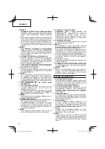 Preview for 20 page of Hitachi DV 14DSFL Handling Instructions Manual