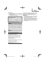 Preview for 29 page of Hitachi DV 14DSFL Handling Instructions Manual