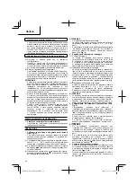 Preview for 34 page of Hitachi DV 14DSFL Handling Instructions Manual