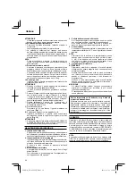 Preview for 36 page of Hitachi DV 14DSFL Handling Instructions Manual