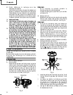 Preview for 34 page of Hitachi DV 18DBFL Safety Instructions And Instruction Manual