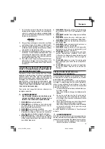 Preview for 25 page of Hitachi DV 18DGL Safety Instructions And Instruction Manual