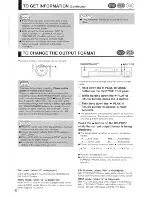 Preview for 34 page of Hitachi DV-P705U Instruction Manual