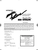 Preview for 42 page of Hitachi DV PF74U Instruction Manual