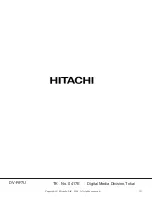 Preview for 93 page of Hitachi DV-RF7U Service Manual