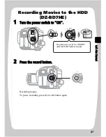 Preview for 27 page of Hitachi DZ-BD70E(UK) Instruction Manual