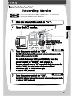 Preview for 47 page of Hitachi DZ-BD70E(UK) Instruction Manual