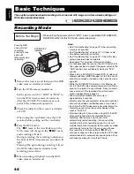 Preview for 44 page of Hitachi DZ-HS500E Instruction Manual