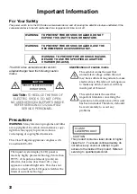 Preview for 2 page of Hitachi DZ-HS503 Instruction Manual