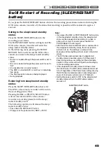 Preview for 45 page of Hitachi DZ-HS503 Instruction Manual