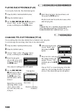 Preview for 100 page of Hitachi DZ-HS503 Instruction Manual