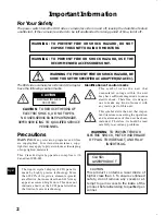 Preview for 2 page of Hitachi DZ-MV200A - Camcorder Instruction Manual