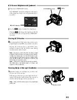 Preview for 41 page of Hitachi DZ-MV200A - Camcorder Instruction Manual