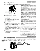 Preview for 42 page of Hitachi DZ-MV200A - Camcorder Instruction Manual