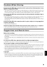 Preview for 9 page of Hitachi DZ-MV550A - Camcorder Instruction Manual