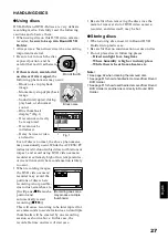 Preview for 27 page of Hitachi DZ-MV550A - Camcorder Instruction Manual