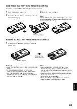 Preview for 33 page of Hitachi DZ-MV550A - Camcorder Instruction Manual