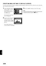 Preview for 104 page of Hitachi DZ-MV550A - Camcorder Instruction Manual