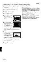 Preview for 118 page of Hitachi DZ-MV550A - Camcorder Instruction Manual