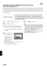 Preview for 136 page of Hitachi DZ-MV550A - Camcorder Instruction Manual