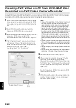 Preview for 152 page of Hitachi DZ-MV550A - Camcorder Instruction Manual