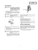 Preview for 31 page of Hitachi EC1110 Instruction Manual And Safety Instructions